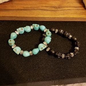 Skull stretch bracelets